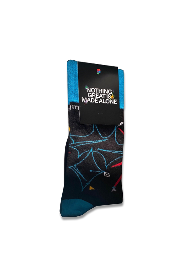 Nothing Great is Made Alone Socks
